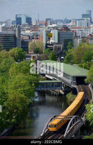 U-Bahnhof, Moeckernbruecke, Kreuzberg, Berlin, Deutschland Banque D'Images