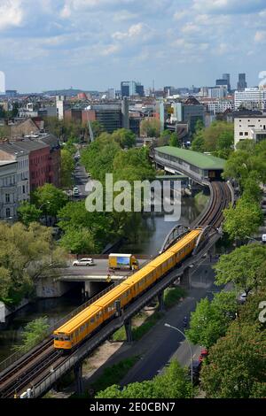 U-Bahnhof, Moeckernbruecke, Kreuzberg, Berlin, Deutschland Banque D'Images
