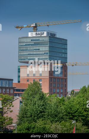 Narva-Turm Oberbaumcity Rotherstrasse,,, Friedrichshain, Berlin, Deutschland Banque D'Images