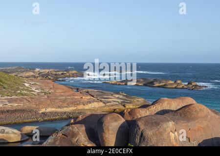 Elephant Rock dans le parc national de William Bay à proximité Au Danemark en Australie occidentale Banque D'Images