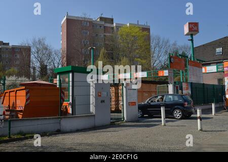 Recyclinghof BSR, Berliner Strasse, Berlin, Berlin, Allemagne Banque D'Images