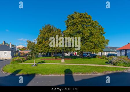 Maisons résidentielles à Battery point à Hobart, Australie Banque D'Images