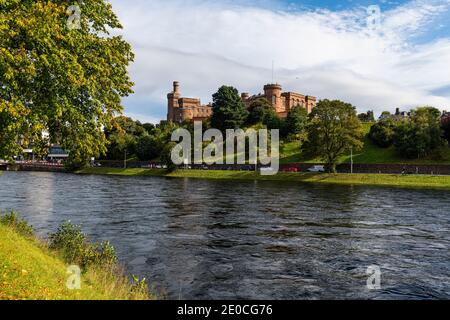 Le Château d'Inverness, Inverness, Highlands, Écosse, Royaume-Uni, Europe Banque D'Images