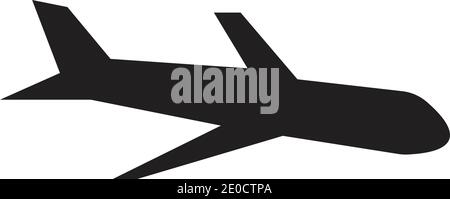 Logo avion modèle modèle illustration vecteur icône design Plan icône vecteur. Illustration de Vecteur