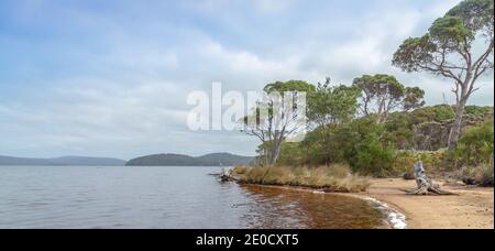 La belle plage de Coalmine dans la crique de Nornalup à proximité Walpole en Australie occidentale Banque D'Images