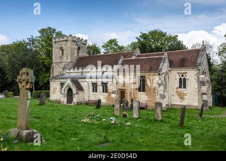 Eglise St Michael et All Angels, Brodsworth, Doncaster, Yorkshire du Sud, Angleterre, Royaume-Uni. Banque D'Images