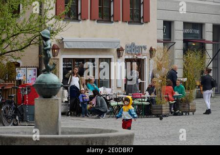 Wiener Platz, Alt-Haidhausen, Haidhausen, Munich, Bayern, Deutschland Banque D'Images