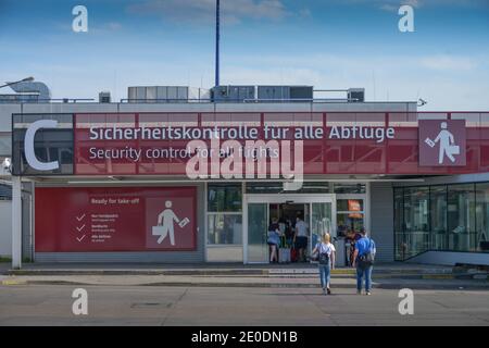 La borne C, Flughafen, Schönefeld, Brandebourg, Allemagne Banque D'Images