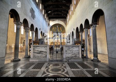 Italie, Rome, basilique de Santa Maria in Cosmedin Banque D'Images