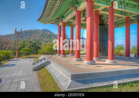 Pavillon Mokposisa à Mokpo, République de Corée Banque D'Images