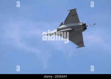 Vue de l'Airshow sur la Journée nationale du Qatar 2020 à Doha, Qatar Banque D'Images