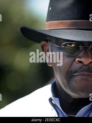 Herman Cain, ancien candidat républicain à la présidence, assiste à une révolution lors du rassemblement de la Hill Tax Day au Capitole sur la pelouse du West Front le 16 avril 2012 à Washington, DC. Photo par Olivier Douliery/ABACAPRESS.COM Banque D'Images