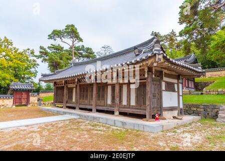 Tombes funéraires Seobongchong au centre de Gyeongju, République de Corée Banque D'Images