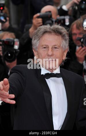 Le réalisateur français Roman Polanski pose avant la première de 'vous n'avez encore rien vu' présentée en compétition au 65e festival de Cannes, à Cannes, dans le sud de la France, le 21 mai 2012. Photo d'Aurore Marechal/ABACAPRESS.COM Banque D'Images