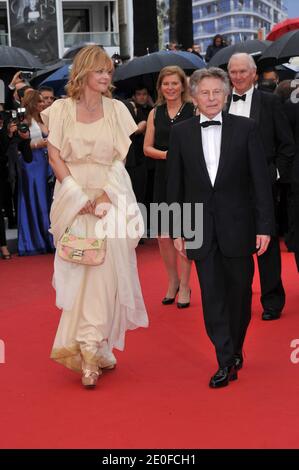 Le réalisateur français Roman Polanski et l'actrice allemande Nastassia Kinski posant avant la première de 'vous n'avez encore rien vu' présentée en compétition au 65e festival de Cannes, dans le sud de la France, le 21 mai 2012. Photo d'Aurore Marechal/ABACAPRESS.COM Banque D'Images