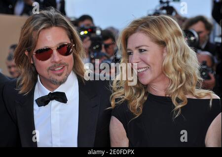 Brad Pitt arrive à la première « Killing them sotly » au 65e festival de Cannes, dans le sud de la France, le 22 mai 2012. Photo d'Aurore Marechal/ABACAPRESS.COM Banque D'Images