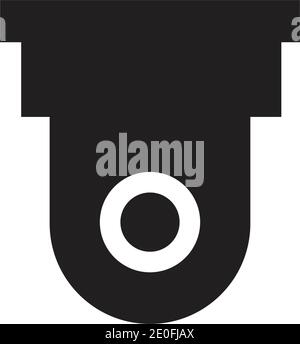 Caméra de sécurité cctv icône,signe CCTV Vector design illustration vectorielle de symbole de caméra et de vidéosurveillance Illustration de Vecteur