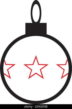 Noël vecteur icônes illustrations modèle de conception - Vector Illustration de Vecteur