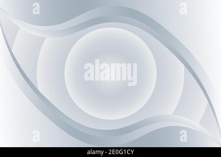 Lignes ondulées brillantes arrière-plan plat Illustration de Vecteur