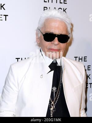 Karl Lagerfeld participe à l'exposition Chanel: The Little Black Jacket à l'Institut suisse de New York City, NY, USA, le 6 juin 2012. Photo de Donna Ward/ABACAPRESS.COM Banque D'Images