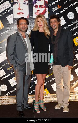 Jean-Pierre Martins, Alexandra Genoves et Abel Jafri ont assisté aux Romy Schneider et Patrick Dewaere Awards 2012 qui se sont déroulés à l'hôtel Shangri-la à Paris, en France, le 11 juin 2012. Photo de Nicolas Genin/ABACAPRESS.COM Banque D'Images