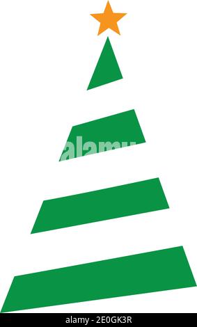 Illustration vectorielle arbre de Noël. Illustration de Vecteur