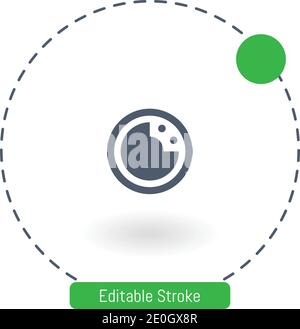 icône de vecteur d'outil circulaire icônes de contour modifiables pour le web et mobile Illustration de Vecteur