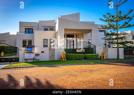 Gold Coast, Australie - Maison de luxe aux îles Sovereign, Paradise point Banque D'Images