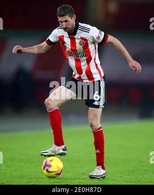 Photo du dossier datée du 06-12-2020 de Chris Basham de Sheffield United. Banque D'Images