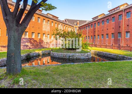 Grounds of Seodaemun prison History Hall à Séoul, République de Corée Banque D'Images