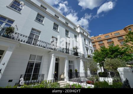 Reihenhaeuser, Walton Place, Londres, Angleterre, Grossbritannien Banque D'Images