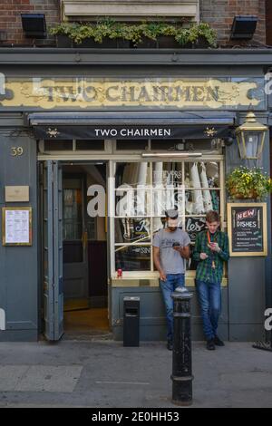 Pub, deux présidents, Dartmouth St, Westminster, Londres, Angleterre, Grossbritannien Banque D'Images