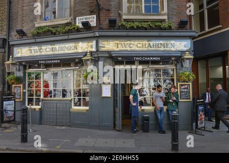 Pub, deux présidents, Dartmouth St, Westminster, Londres, Angleterre, Grossbritannien Banque D'Images