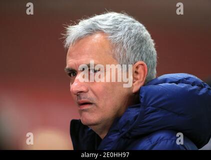 Photo du dossier datée du 23-12-2020, de Jose Mourinho, gestionnaire de Tottenham Hotspur. Banque D'Images