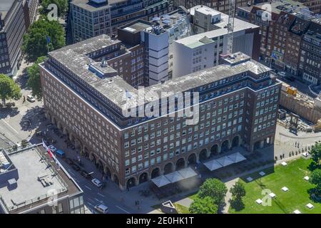 'Die Zeit', Helmut-Schmidt-Haus, Speersort, Hamburg, Deutschland Banque D'Images