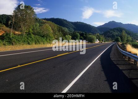 Myrtle Creek Canyonville Scenic Historic Tour route, comté de Douglas, Oregon Banque D'Images