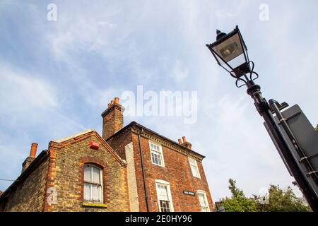 MARGATE, KENT, ROYAUME-UNI - 28 AOÛT 2017. Ancien lampadaire dans les rues commerçantes de Margate. Margate, Kent, Royaume-Uni, 28 août 2017 Banque D'Images