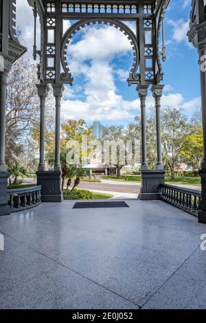 Tampa Bay Hotel Balcony, Tampa, Floride Banque D'Images