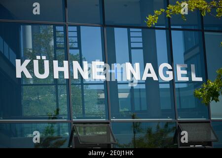 Kühne und Nagel, Grosser Grasbrook, Hafencity, Hambourg, Allemagne Banque D'Images