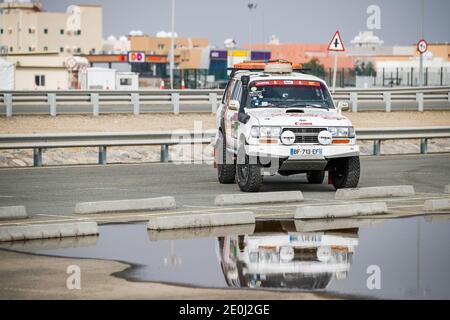 Djeddah, Arabie Saoudite. 1er janvier 2021. 1000 voiture DPPI pendant le Dakar 2021as inspection administrative et technique à Djeddah, Arabie Saoudite du 1er au 2 janvier 2021 - photo Antonin Vincent/DPPI/LM crédit: Gruppo Editoriale LiveMedia/Alay Live News Banque D'Images