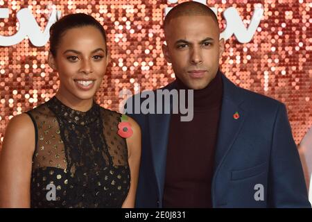 Rochelle Humes, Marvin Humes. Gala ITV, London Palladium, Londres. ROYAUME-UNI Banque D'Images