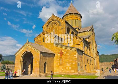 Cathédrale de Svetitskhoveli, site classé au patrimoine mondial de l'UNESCO, Mtskheta, Géorgie Banque D'Images