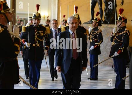 Claude Bartolone, président de l'Assemblée nationale, est photographié à l'Assemblée nationale à Paris, en France, le 10 juillet 2012. Photo de Mousse/ABACAPRESS.COM Banque D'Images