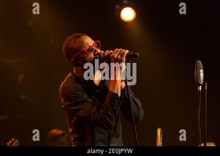 Troy Andrews, dont le nom est trombone Shorty, se produit au Montreux Jazz Festival, Suisse, le 9 juillet 2012. Photo de Loona/ABACAPRESS.COM Banque D'Images