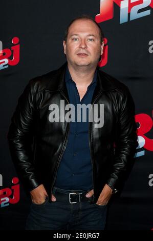Sébastien Cauet participant au programme de la conférence de presse 2012 / 2013 du NRJ 12 TV Chanel au bureau du Groupe NRJ (22 rue Boileau 75016 Paris), le 12 juillet 2012 à Paris, France. Photo de Nicolas Genin/ABACAPRESS.COM Banque D'Images