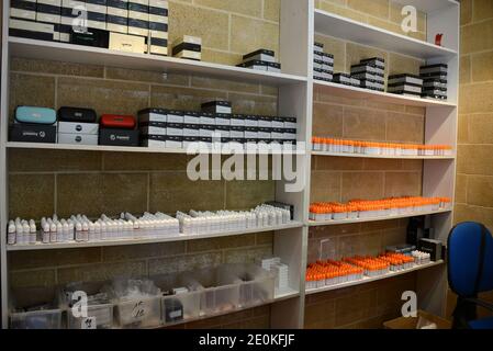 Clopinette ® cigarette électronique Photo Stock