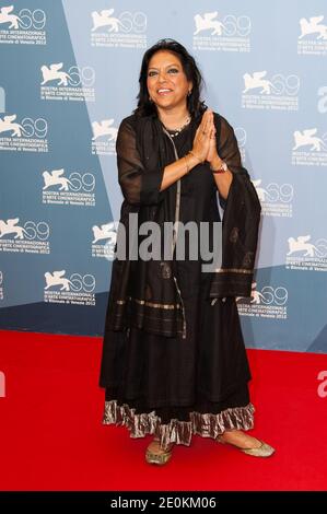 La directrice Mira Nair participe au photocall 'le fondamentaliste réticent' lors du 69e Festival international du film de Venise 'mestra' qui s'est tenu au Palazzo del Casino à Venise, Italie, le 29 août 2012. Photo de Nicolas Genin/ABACAPRESS.COM Banque D'Images