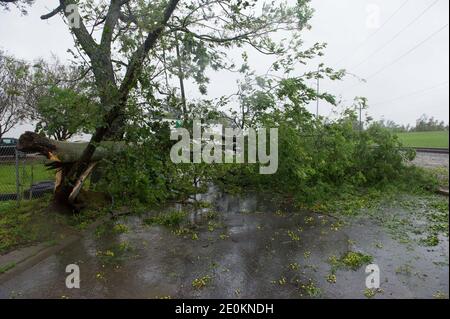 Vues générales sur les dommages causés par l'ouragan Isaac à l'occasion du sept ans de l'ouragan Katrina, à la Nouvelle-Orléans, LA, États-Unis, prises le 29 août 2012. Photo de Craig Mulcahy/ABACAPRESS.COM Banque D'Images