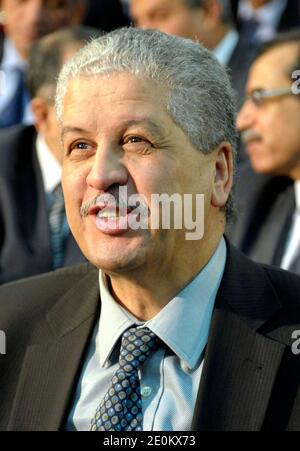 Dossier sans date Abdelmalek Sellal, qui a été nommé nouveau Premier ministre de l'Algérie le 3 septembre 2012. Le Président algérien Abdelaziz Bouteflika a nommé lundi l'ancien Ministre des ressources en eau Abdelmalek Sellal comme Premier Ministre pour succéder à Ahmed Ouyahia, selon une déclaration révélée par le Bureau du Président. Photo de Billal Bensalem/ABACAPRESS.COM Banque D'Images