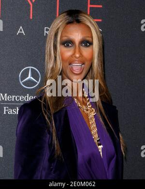 Iman participe aux 9th Annual style Awards dans les tentes du Lincoln Center à New York City, NY, USA, le 05 septembre 2012. Photo de Donna Ward/ABACAPRESS.COM Banque D'Images